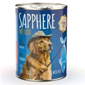 Sapphere 400 gr Balıklı Yetişkin Köpek Maması Konserve