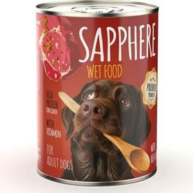 Sapphere 400 gr Kırmızı Etli Yetişkin Köpek Maması Konserve