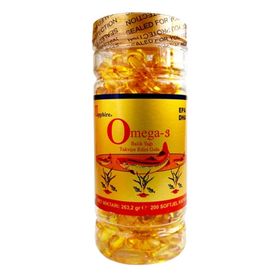 Sapphire Omega 3 1000 mg 3x200 Kapsül Balık Yağı