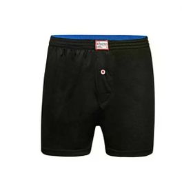 Saran 3104 Havlu Bel Pamuklu 5 Adet Siyah Erkek Boxer
