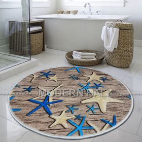 Sarar Melodi Daire Kesme 150x150 cm Halı
