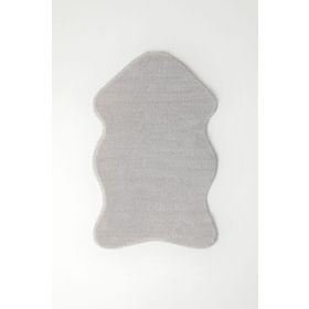 Sarar Peluş Post 70x100 cm Gri Paspas