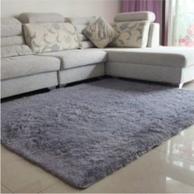 Sarar Post Peluş Antrasit Kaymaz Taban Kesme 100x220 cm Yolluk