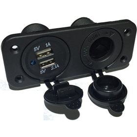 Saray 12V Şarj ve Usb Soketi