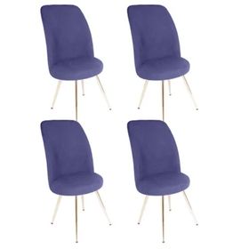 Saray 4 Adet - Lacivert Sandalye