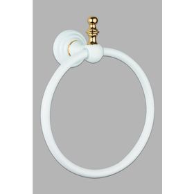 Saray Banyo Artemis Beyaz Gold Daire Havluluk