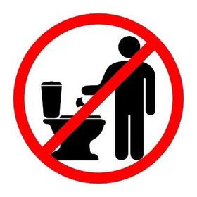 Saray Tuvalate Çöp Atmayınız Sticker