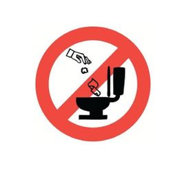 Saray Tuvalate Çöp Atmayınız Sticker