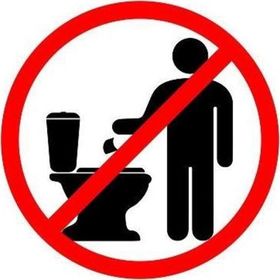 Saray Tuvalate Çöp Atmayınız Sticker