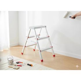 Saraylı 1203 Metal 3 + 3 Çift Çıkışlı Merdiven