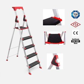 Saraylı 1555 4+1 Profesyonel Alüminyum Merdiven