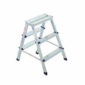 Saraylı 3+3 Basamak Metal Çift Çıkışlı Merdiven