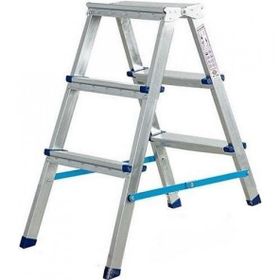 Saraylı 3+3 Basamak Metal Çift Çıkışlı Merdiven