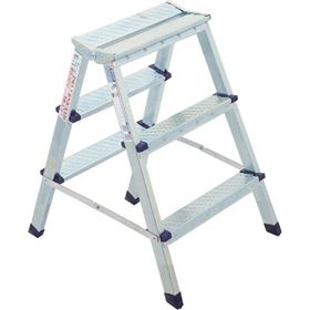 Saraylı 3+3 Basamak Metal Çift Çıkışlı Merdiven