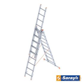 Saraylı 3x9 A Tipi 5.7 m Endüstriyel Merdiven