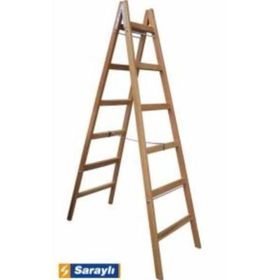 Saraylı 6 Basamaklı A Tipi Ahşap Merdiven
