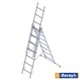 Saraylı A Tipi 3x7 Endüstriyel Sürgülü Merdiven