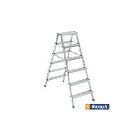 Saraylı Çift Taraflı 6+6 Alüminyum Merdiven