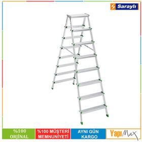 Saraylı Çift Taraflı 8+8 Alüminyum Merdiven