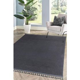 Saraz Halı Comfort Puffy Gri Peluş Halı