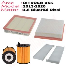 Sardes Citroen DS5 1.6 HDI 2011-2015 Polen Filtresi