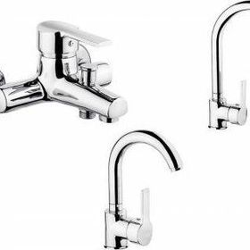Sardıcı 3'lü Batarya Seti Banyo Mutfak Lavabo Bataryaları