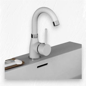 Sardıcı BTR 1030-1023 Beyaz Gövde Çizilmez Lavabo Bataryası
