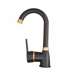 Sardıcı Gold Siyah Lavabo Bataryası Siyah Gold Lavabo Musluk Lavabo Dekor Banyo Lavabo Bataryası