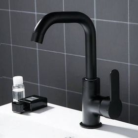 Sardıcı L Boru Emaye Siyah Lavabo Bataryası