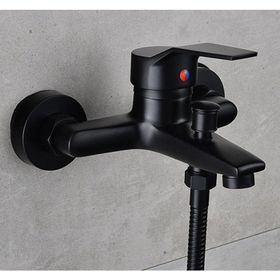 Sardıcı Siyah Banyo Batarya Musluk