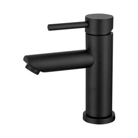Sardıcı Siyah Kaplama Çift Su Girişli Yüksek Model Lavabo Bataryası