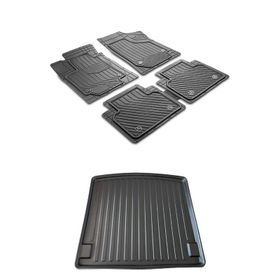 Sare Tuning Audi A6 C7 2011-2014 Premium Siyah Havuzlu Paspas ve Bagaj Havuzu