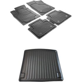 Sare Tuning Audi A6 C7 2011-2014 Premium Siyah Havuzlu Paspas ve Bagaj Havuzu