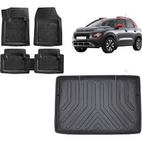 Sare Tuning Citroen C3 Aircross 2022 Model Üst Kademe 3d Bagaj Havuzu ve 4D Luxury Havuzlu Paspas