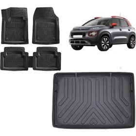 Sare Tuning Citroen C3 Aircross 2022 Model Üst Kademe 3d Bagaj Havuzu ve 4D Luxury Havuzlu Paspas