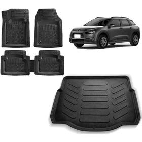 Sare Tuning Citroen C4 Cactus 2020 Uyumlu Model 3d Bagaj Havuzu ve 4D Luxury Havuzlu Paspas