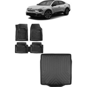 Sare Tuning Citroen C4x 2023 Sonrası Uyumlu 4d Kutulu Paspas ve 3d Bagaj Havuzu
