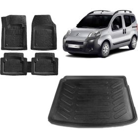 Sare Tuning Citroen Nemo Combi 2022 Uyumlu 3d Bagaj Havuzu ve 4D Luxury Havuzlu Paspas