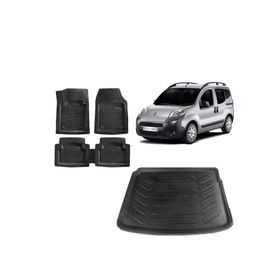 Sare Tuning Citroen Nemo Combi 2022 Uyumlu 3d Bagaj Havuzu ve 4D Luxury Havuzlu Paspas