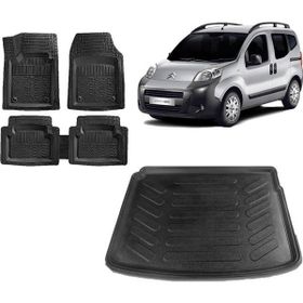 Sare Tuning Citroen Nemo Combi 2022 Uyumlu 3d Bagaj Havuzu ve 4D Luxury Havuzlu Paspas