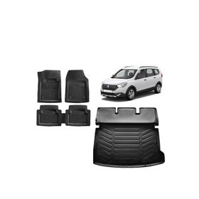 Sare Tuning Dacia Lodgy 2020 Model 3d Bagaj Havuzu ve 4D Luxury Havuzlu Paspas