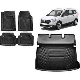 Sare Tuning Dacia Lodgy 2020 Model 3d Bagaj Havuzu ve 4D Luxury Havuzlu Paspas