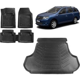 Sare Tuning Dacia Logan Mcv 3d Bagaj Havuzu ve 4D Luxury Havuzlu Paspas