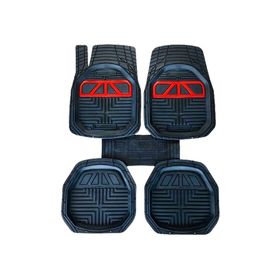 Sare Tuning Dodge Nitro Araca Uyumlu Krom Kırmızı Derin Havuzlu Siyah Oto Paspas Takımı