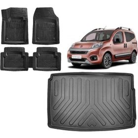 Sare Tuning Fiat Fiorino 2009 Model Halı Zemin 3d Bagaj Havuzu ve 4D Luxury Havuzlu Paspas