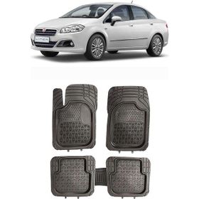 Sare Tuning Fiat Linea 2007-2012 Araca Uyumlu 3D Havuzlu Siyah Oto Paspas Takımı