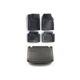 Sare Tuning Fiat Linea 2007 Sonrası 4D Kutulu Havuzlu Paspas ve 3D Bagaj Havuzu