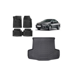 Sare Tuning Fiat Linea 2012 Model 3d Bagaj Havuzu ve 4D Luxury Havuzlu Paspas