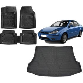 Sare Tuning Focus 1 Sedan 1999 Model 3d Bagaj Havuzu ve 4D Luxury Havuzlu Paspas