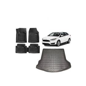 Sare Tuning Focus 3.5 Sedan 2015 Model Uyumlu Bagaj Havuzu ve 4D Luxury Havuzlu Paspas